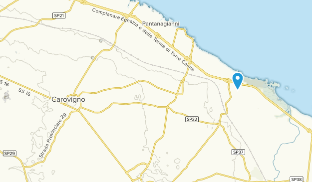 Carovigno, Apulia Map