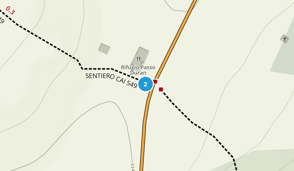 La Valle Agordina, Belluno Map