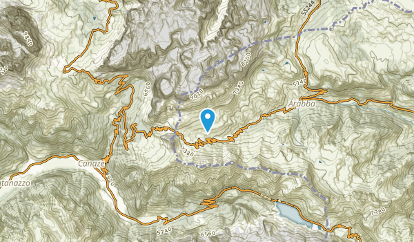 Passo Pordoi, Belluno Map