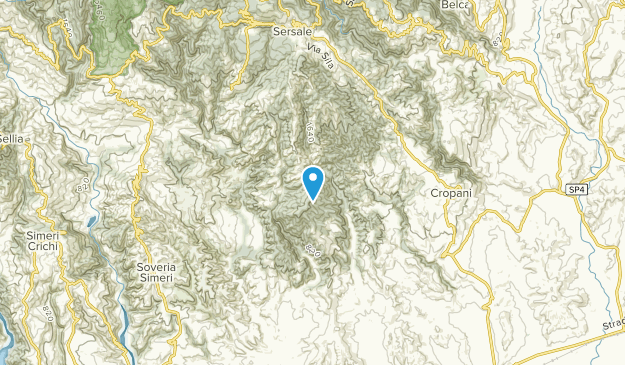 Sersale, Calabria Map