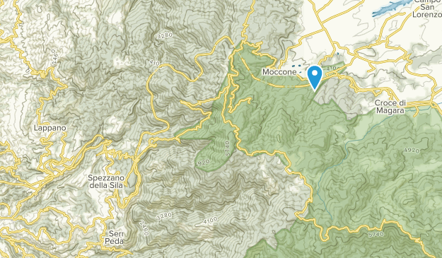 Spezzano della Sila, Calabria Map