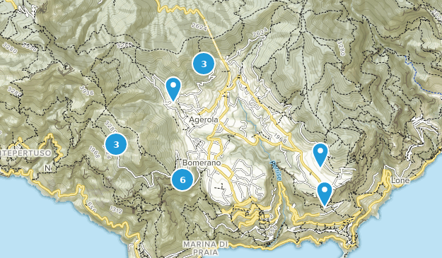 Agerola, Campania Map