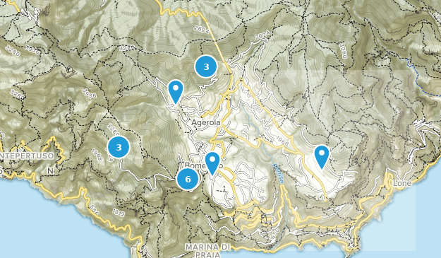 Agerola, Campania Map