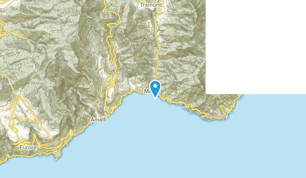 Maiori, Campania Map