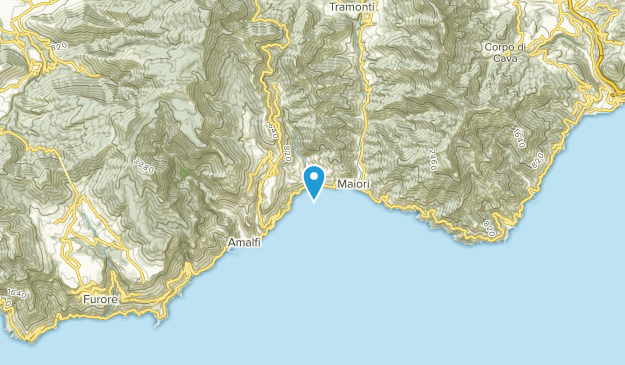 Minori, Campania Map