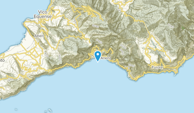 Positano, Campania Map