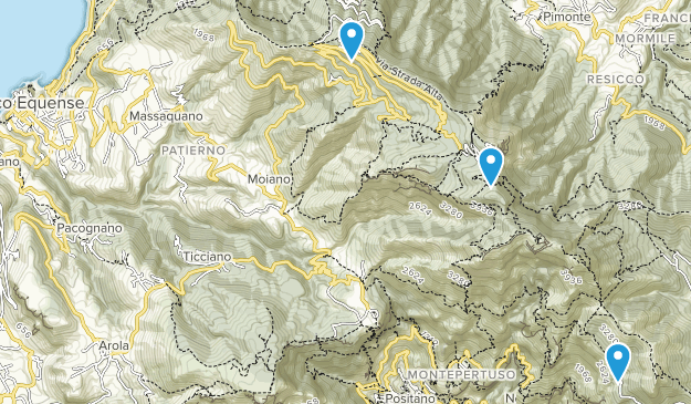 Vico Equense, Campania Map