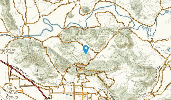 Monticello, Caserta Map