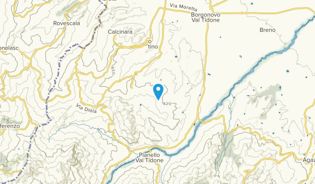 Albareto, Emilia-Romagna Map