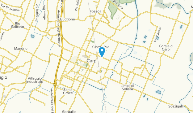 Carpi, Emilia-Romagna Map