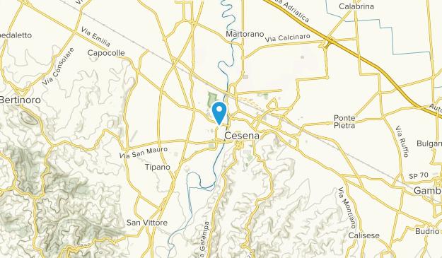 Cesena, Emilia-Romagna Map