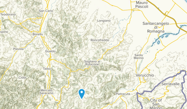Longiano, Emilia-Romagna Map