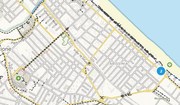 Riccione, Emilia-Romagna Map
