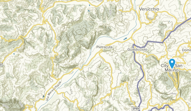 Sogliano Al Rubicone, Emilia-Romagna Map