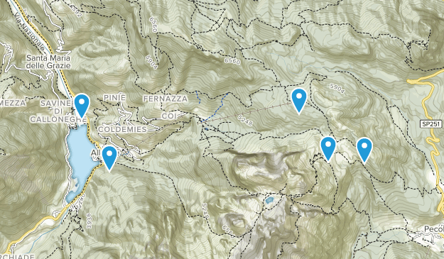 Alleghe, Friuli-Venezia Giulia Map