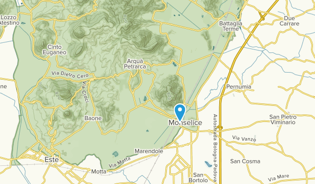 Arquà Petrarca, Friuli-Venezia Giulia Map