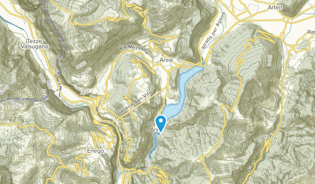 Arsiè, Friuli-Venezia Giulia Map