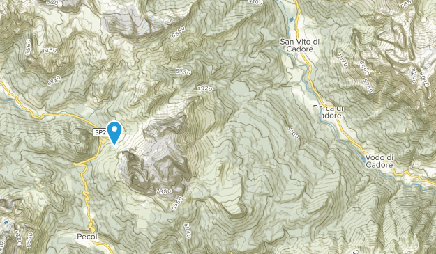 Borca di Cadore, Friuli-Venezia Giulia Map