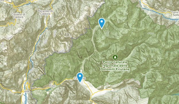 Cimolais, Friuli-Venezia Giulia Map