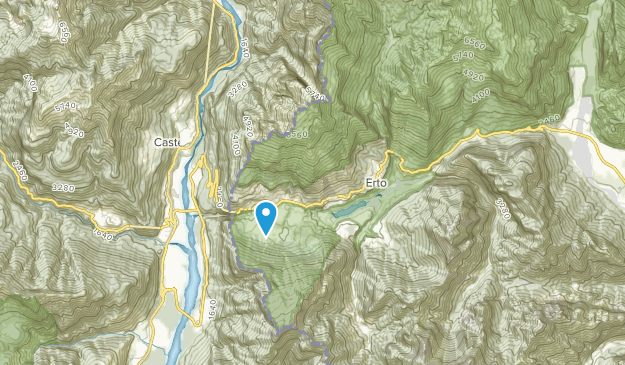 Erto e Casso, Friuli-Venezia Giulia Map
