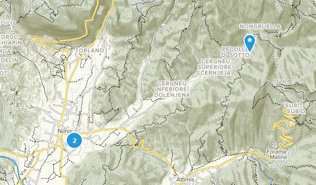 Nimis, Friuli-Venezia Giulia Map