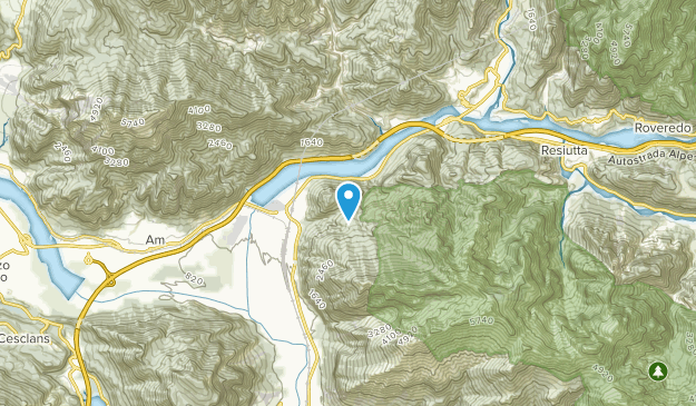 Piani, Friuli-Venezia Giulia Map