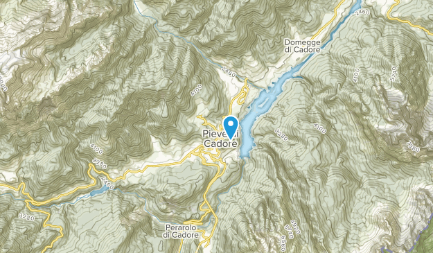 Pieve di Cadore, Friuli-Venezia Giulia Map