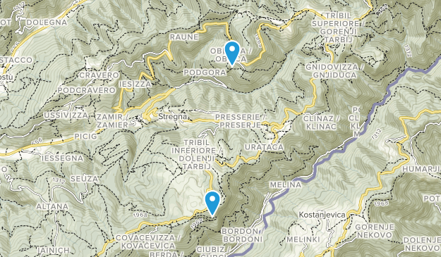 Stregna, Friuli-Venezia Giulia Map