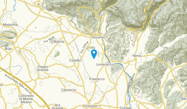 Tarcento, Friuli-Venezia Giulia Map
