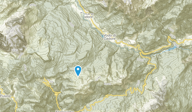 Vodo Cadore, Friuli-Venezia Giulia Map