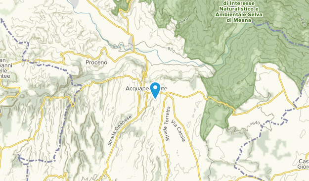 Acquapendente, Lazio Map