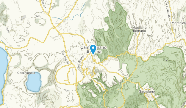 Campagnano di Roma, Lazio Map