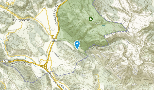 Cartore, Lazio Map