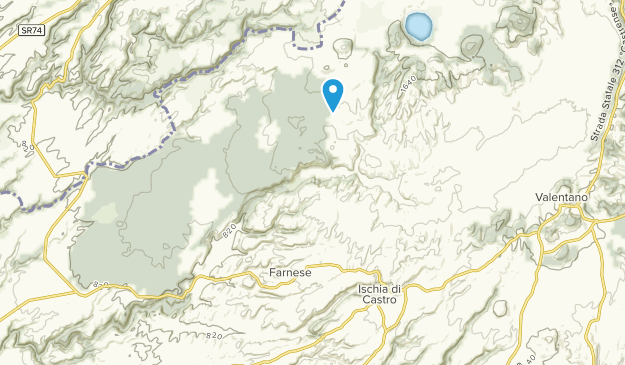 Farnese, Lazio Map