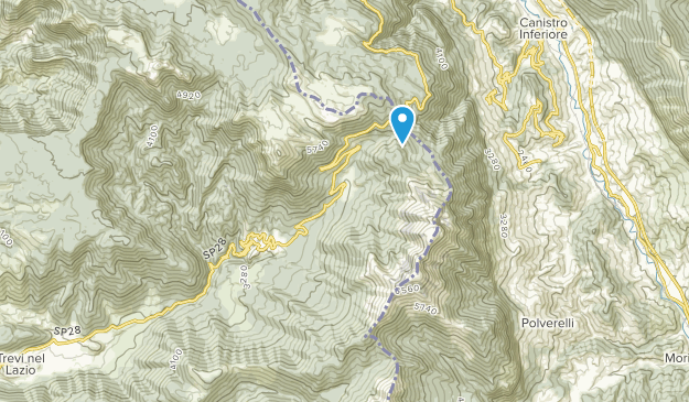 Filettino, Lazio Map