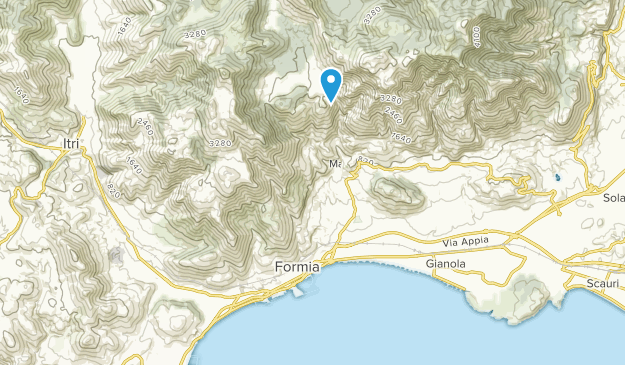 Formia, Lazio Map