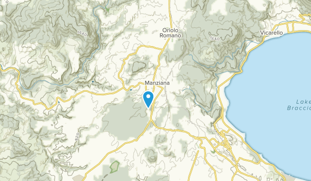Manziana, Lazio Map