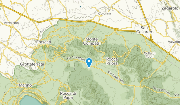 Monte Compatri, Lazio Map