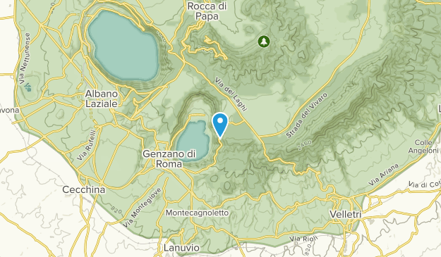 Nemi, Lazio Map