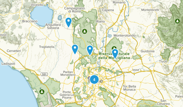 Roma, Lazio Map