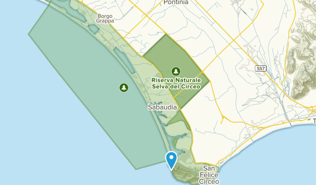 Sabaudia, Lazio Map