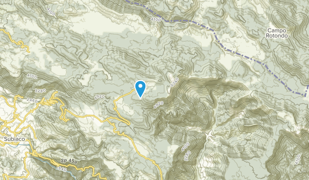 Subiaco, Lazio Map