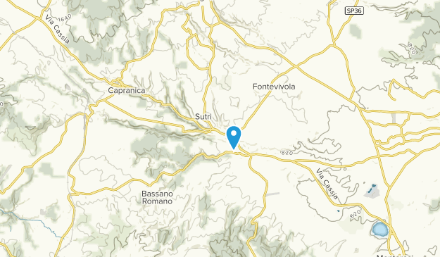 Sutri, Lazio Map