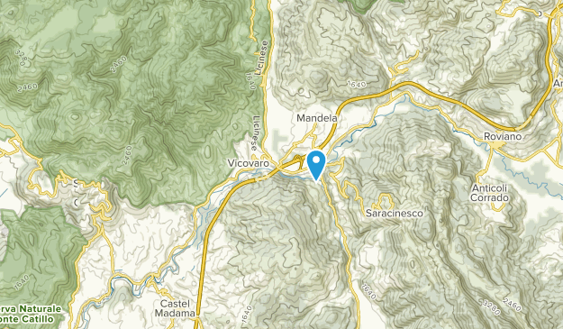 Vicovaro, Lazio Map
