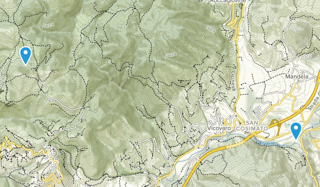 Vicovaro, Lazio Map