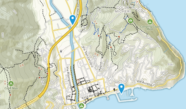 Andora, Liguria Map