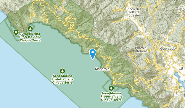 Corniglia, Liguria Map