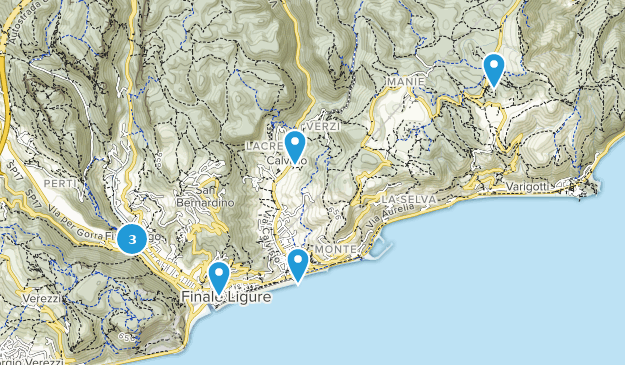 Finale Ligure, Liguria Map