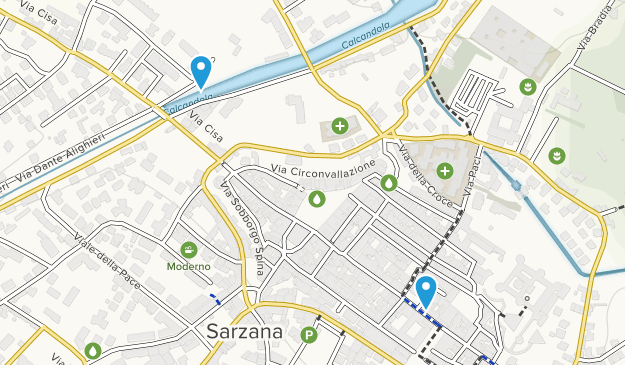 Sarzana, Liguria Map