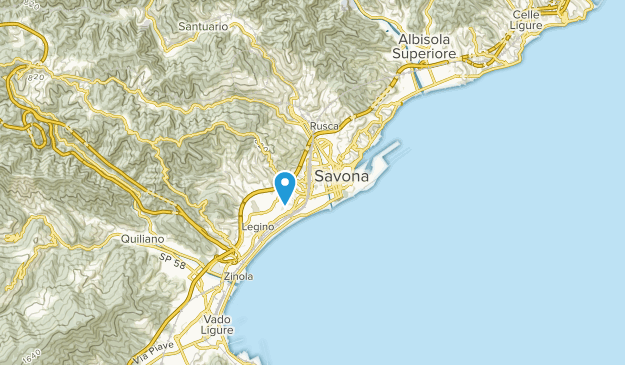Savone, Liguria Map